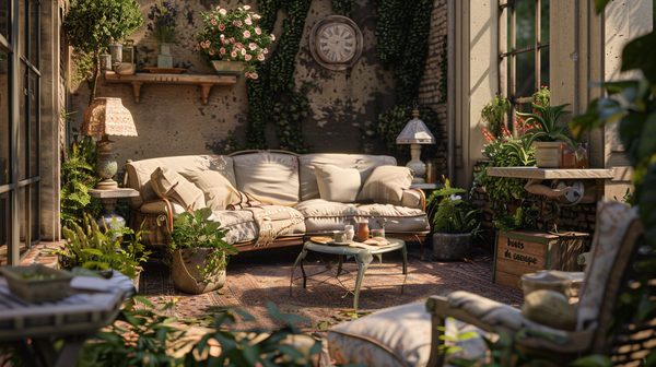 Bouts de canapé : l'élément clé pour une terrasse cosy